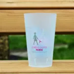 Gobelet avec le logo des chiens guides de Paris