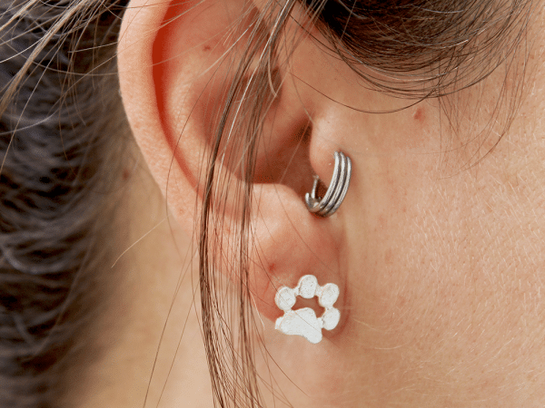 Boucles d'oreilles en forme de pattes