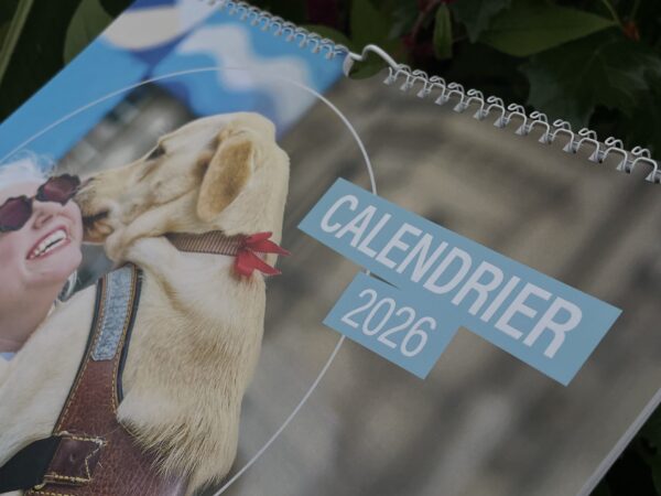 Photo prise de coté du calendrier en faisant un focus sur la date " Calendrier 2026"
