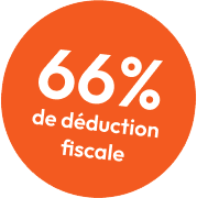 66% de déduction fiscale